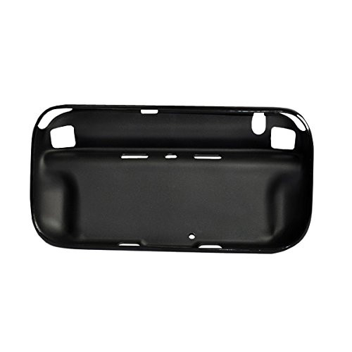 OSTENT Non-slip Rubber Hard Protective TPU Case Skin Cover Compatible for Nintendo Wii U Gamepad Color Black