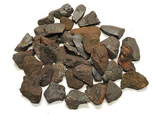 Zentron Crystal Collection: 1 Pound Natural Rough Hematite Large 1" Natural Bulk Raw Stones for Tumbling, Wire Wrapping, Polishing, Wicca and Reiki Zentron Crystal Collection: 1 Pound Natural Rough Hematite Large 1" Natural Bulk Raw Stones for Tumbling, Wire Wrapping, Polishing, Wicca and Reiki