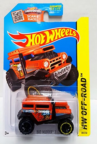 Hot Wheels, 2015 HW Off-Road, Bad Mudder 2 [Orange] Die-Cast Vehicle #88/250