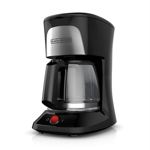 BLACK+DECKER 5-Cup Coffeemaker with Duralife Glass Carafe, Black, CM0555B BLACK+DECKER 5-Cup Coffeemaker with Duralife Glass Carafe, Black, CM0555B