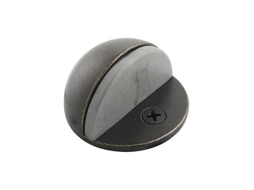Emtek 2251 Half Dome Style Door Stop 13 finish options (Flat Black (US19))