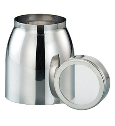 Qualways Stainless Steel 1 LB Pot Canister (Small)