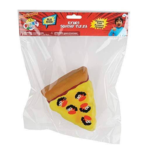 Orb Toys Ryan's World Squishy Pizza, Brown, Yellow, Orange, Black