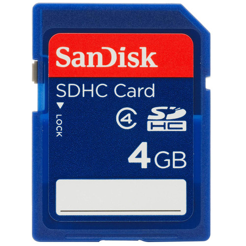 SanDisk 4GB Class 4 SDHC Flash Memory Card- SDSDB-004G-B35 (Label May Change) SanDisk 4GB Class 4 SDHC Flash Memory Card- SDSDB-004G-B35 (Label May Change)