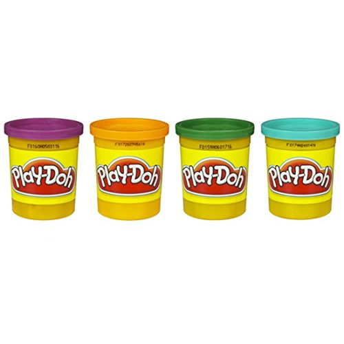 Hasbro Play-Doh 4-Pack of Colors 16 Ounce Total - Purple, Orange, Green, Blue Hasbro Play-Doh 4-Pack of Colors 16 Ounce Total - Purple, Orange, Green, Blue