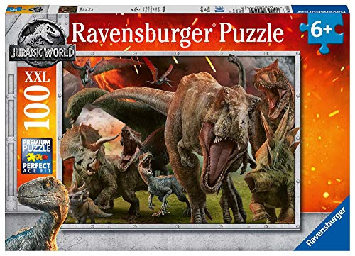 Ravensburger Jurassic World - Fallen Kingdom , XXL 100pc Jigsaw Puzzle