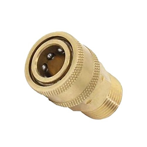 TUHUT Brass Pressure Washer Quick Connect M22 to 1/4 Male Coupler Adapter
