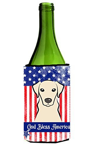 Caroline's Treasures BB2152LITERK"Yellow Labrador" Wine Bottle Hugger Koozie, 750ml, Multicolor