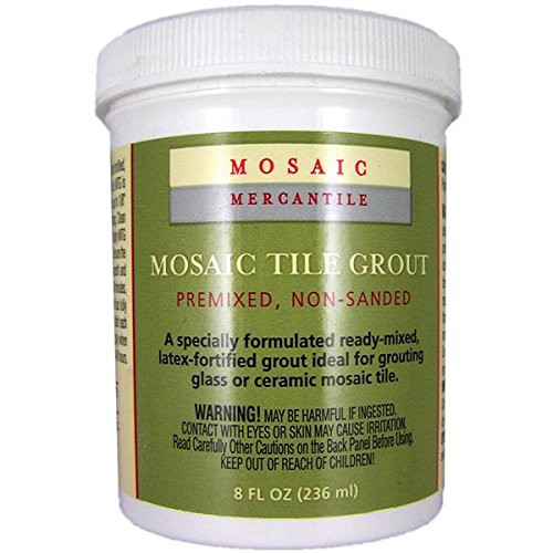 Mosaic Mercantile Premix Grout, 8-Ounce, White