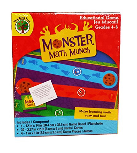 Scholastic Teaching Tree Educational Game ~ Monster Math Munch Grades 4-6
