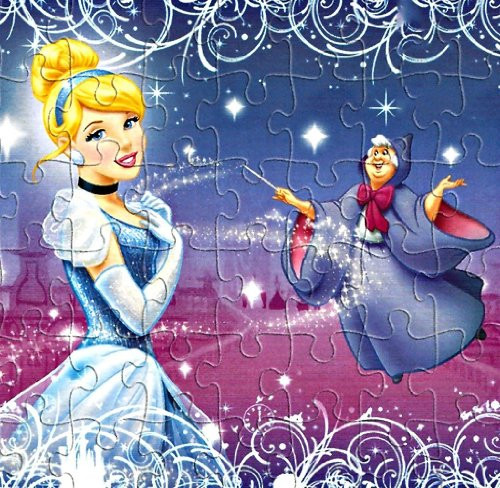 Disney Princess Cinderella and Fairy Godmother 48-piece Puzzle Disney Princess Cinderella and Fairy Godmother 48-piece Puzzle