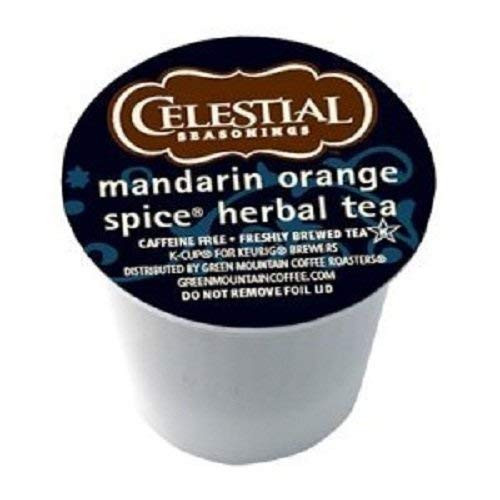 Celestial Seasonings Mandarin Orange Spice Herbal Tea, K-Cup Portion Pack for Keurig K-Cup Brewers, 24-Count (Pack of 2) Celestial Seasonings Mandarin Orange Spice Herbal Tea, K-Cup Portion Pack for Keurig K-Cup Brewers, 24-Count (Pack of 2)
