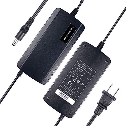 JUNSTAR Electric Bike Charger Scooter Lithium Li-ion Battery Charger Universal Charger 36V/48V/52V Battery Charger 6 Pin XLR Male Connector DC Plug for Electric Bicycle Ebike