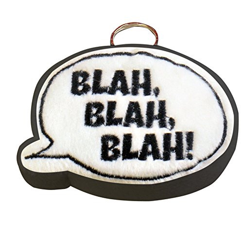 Just For Laughs Blah, Blah, Blah! Keychain (Black)