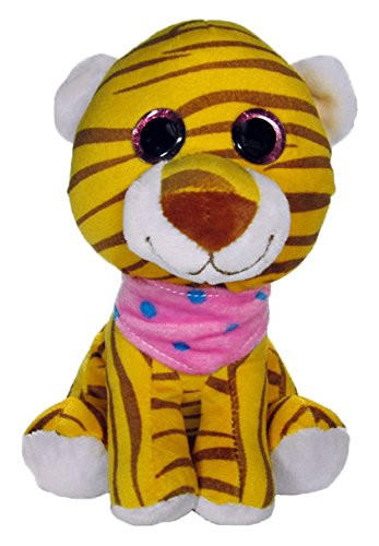 Calplush Pals 1 with Scarf Tiger Plush Animal Toy