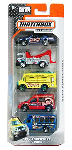 Matchbox, 2015 On A Mission, City Adventure 5-Pack