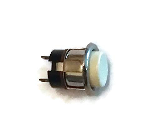 Miyama 2 Terminals 3A 125VAC SPST Momentary Mini Push Button Switch Ivory