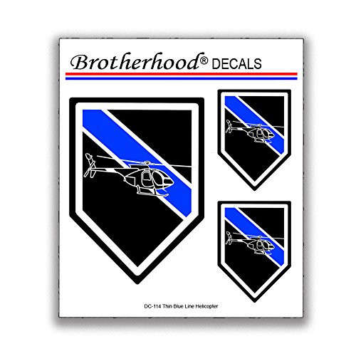 Brotherhood 6 Decals Thin Blue Line Aviation Helicopter for Law Enforcement Decals Police Sheriff Vinyl Decals Brotherhood 6 Decals Thin Blue Line Aviation Helicopter for Law Enforcement Decals Police Sheriff Vinyl Decals