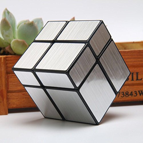 Mirror Cube Puzzle 2x2 Silver Mirror Speed Cube Mirror Silver Blocks 2x2x2 Cube Puzzle Toys