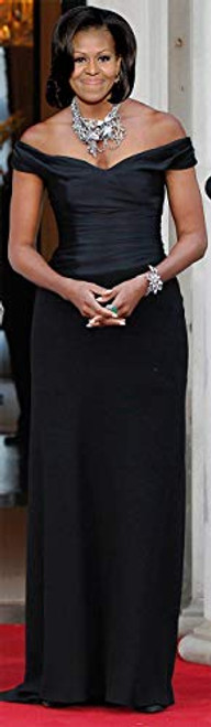 aahs!! Engraving Barack Obama and Michelle Life-Size Standup Poster (Michelle Obama Black Dress) aahs!! Engraving Barack Obama and Michelle Life-Size Standup Poster (Michelle Obama Black Dress)