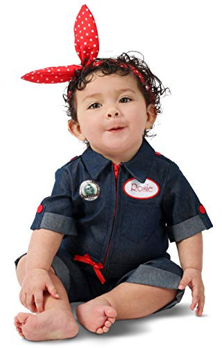 Princess Paradise Rosie the Riveter Baby Costume, As Shown, 6-12 Months