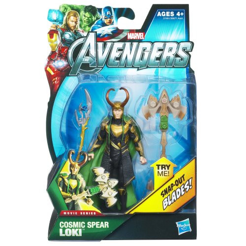 Hasbro Marvel Avengers Movie 4 Inch Action Figure Cosmic Spear Loki