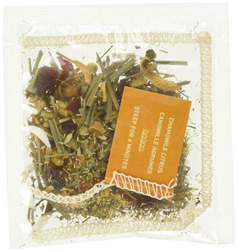 Mighty Leaf Tea Chamomile Citrus Hand-Stitched Tea Bags, 15 ct, Yellow