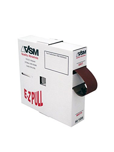 VSM 314388 Abrasives Cloth, 1" x 50 yd. Roll, 120 Grit