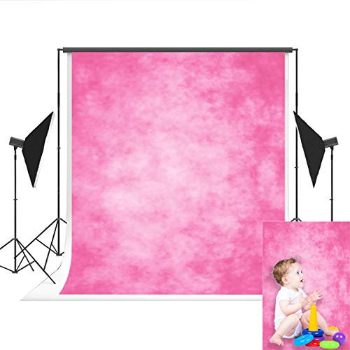 5x7ft (150x220cm) Fushia Photography Backdrops Pink Abstract Photo Studio Background Bridal Show Fabric Backdrops for Picture