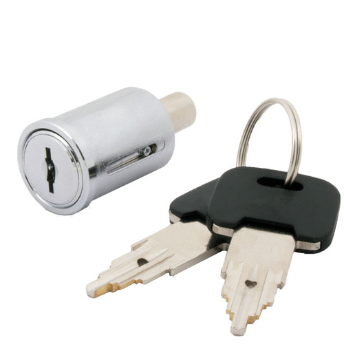 FJM Security 1630B-KA High Security Pagoda Push Lock with Chrome Finish, Keyed Alike