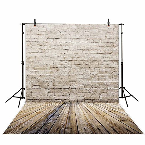 Funnytree Brick Wall Background - Photography Backdrop - Great for Studio, Booth, Party, Photo, Wedding, Business Use, 5x7 Ft