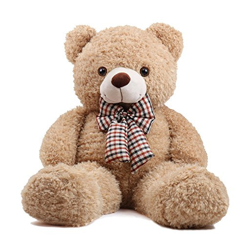 DOLDOA Big Teddy Bear Stuffed Animals Plush Toy for Girlfriend Children (32 inch, Tan) DOLDOA Big Teddy Bear Stuffed Animals Plush Toy for Girlfriend Children (32 inch, Tan)
