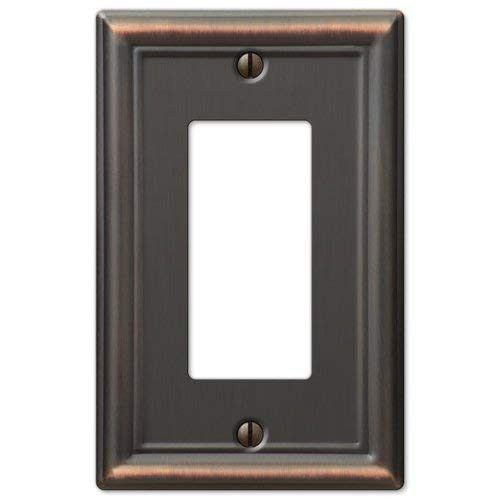 GFCI Decora Rocker Wall Switch Plate Outlet Cover - Oil Rubbed Bronze