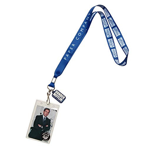 The Office Dunder Mifflin Paper Company Michael Scott Lanyard