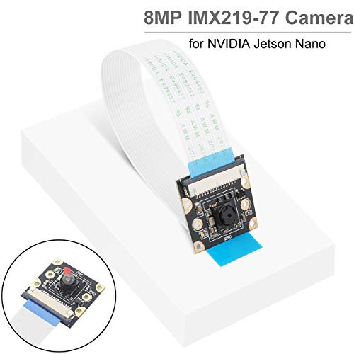 8MP IMX219-77 Camera for NVIDIA Jetson Nano Developer Kit(NVIDIA Jetson Nano AI 8MP Camera, HD 8 Million 77 Degrees Camera CMOS Sensor) 3280 2464 Resolution with 8 Megapixels IMX219 Sensor