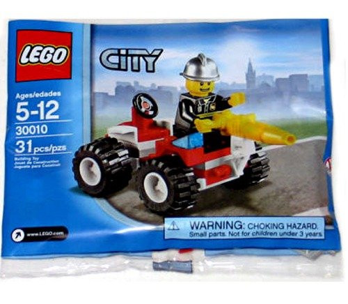 LEGO City Exclusive Mini Figure Set #30010 Fire Chief Bagged
