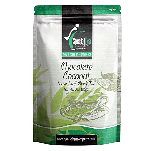 Special Tea Chocolate Coconut Loose Leaf Black Tea, 3 Ounce