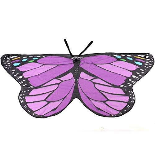 Tebery Kids Monarch Butterfly Wings (Purple)