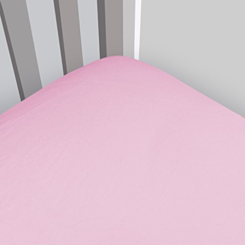 Magnolia Organics Fitted Fleece Crib Sheet - Bassinet, Pink Magnolia Organics Fitted Fleece Crib Sheet - Bassinet, Pink
