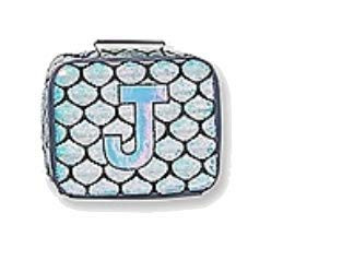 Justice Mermaid Lunch Tote Initial (Letter J)