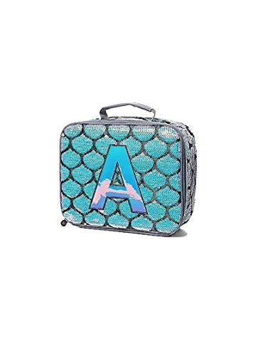 Justice Mermaid Lunch Tote Initial (Letter G)