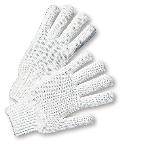West Chester K710SBW Bleach White Medium Weight String Knit, Large (Pack of 12)
