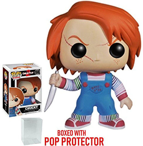 Funko Pop! Horror Movies: Childs Play 2 - Chucky Vinyl Figure (Bundled with Pop BOX PROTECTOR CASE) Funko Pop! Horror Movies: Childs Play 2 - Chucky Vinyl Figure (Bundled with Pop BOX PROTECTOR CASE)