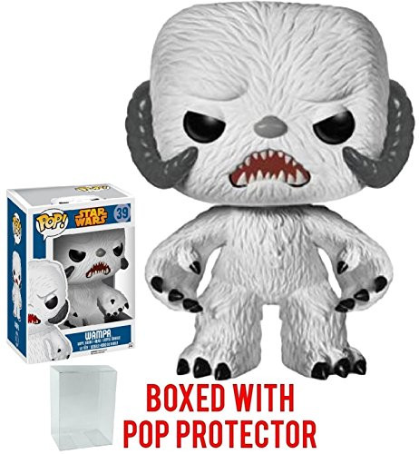 Funko Pop! Star Wars: Wampa 6'' Vinyl Bobble-Head Figure (Bundled with Pop BOX PROTECTOR CASE)