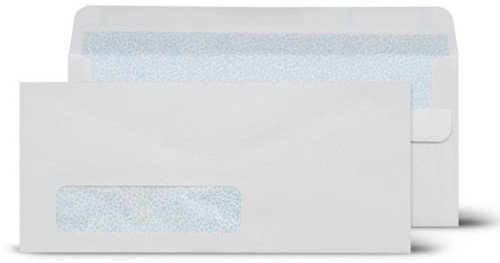 #10 Security Tinted Window Envelopes - Redi to Seal Envelopes- (500 Box)