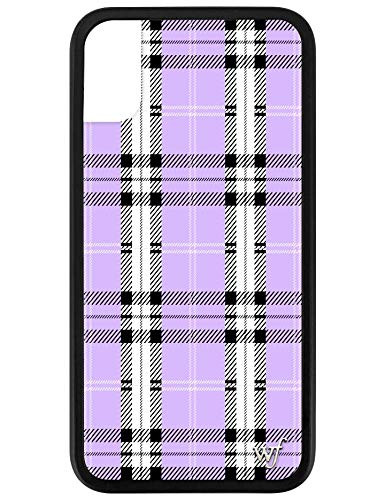 Wildflower Limited Edition iPhone Case for iPhone X and XS (Lavender Plaid)