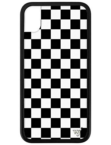 Wildflower Limited Edition iPhone Case for iPhone XR (Black Checkers)