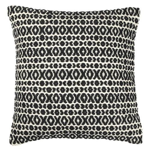Structure Hugs & Kisses Black 27" Pillow with