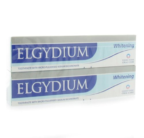 Elgydium Whitening Toothpaste with Bicarbonate Lot De 2x75 Ml