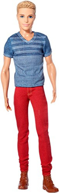 Barbie Fashionistas Ken Doll, Red Jeans and Blue Tee Barbie Fashionistas Ken Doll, Red Jeans and Blue Tee